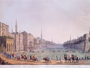Hoofdplein van Caïro door Luigi Mayer