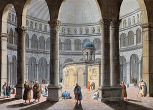 Kerk van het Heilig Graf, Jeruzalem door Luigi Mayer