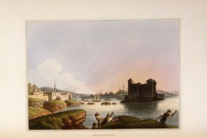 Haven van Latachia, 1810 door Luigi Mayer