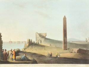 De Obelisk (Naald van Cleopatra) in Alexandrië