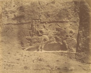 4 [Naksh-i Rustam, nabij Persepolis], 1840s-60s door Luigi Pesce