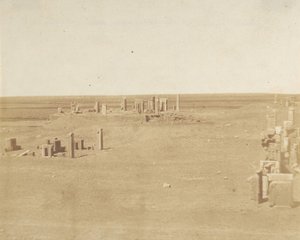 Veduta generale di Persepolis presa dalla Montagna, 1858 door Luigi Pesce