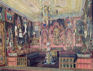 De Arabische Zaal in het Catharinapaleis in Tsarskoye Selo, c.1850