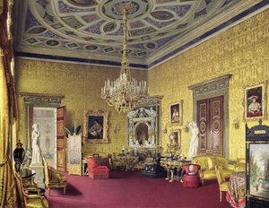 De Lyonzaal in het Catharinapaleis in Tsarskoye Selo, 1859 door Luigi Premazzi