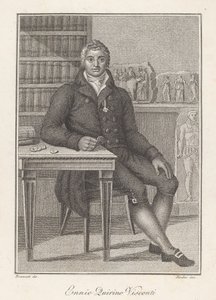 Ennio Quirino Visconti door Luigi Rados, after Luigi Bramati or Antonio Bramati