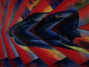 Het Dynamisme van een Automobiel door Luigi Russolo