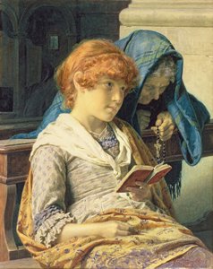In de Kerk, 1883 door Luigi da Rios