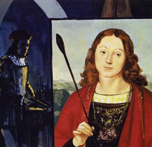 Rafaël begon zijn eigen opdrachten te krijgen (kleurenlitho) door Luis Arcas Brauner