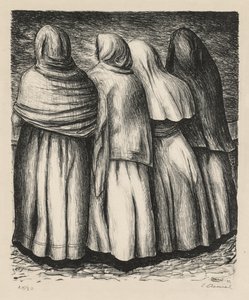 Vrouwen in profiel Mujeres de perfil, 1945