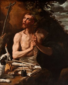 Spaans: Santo Domingo penitente St Dominicus in boetedoening