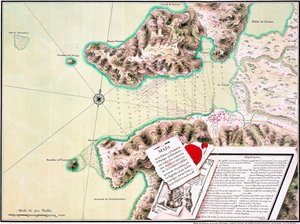 S. Phelipe de Porto Bello door Luis de Surville