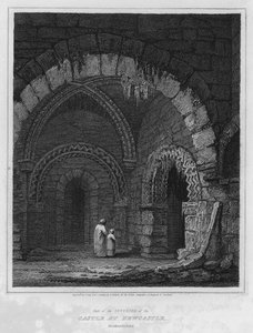 Deel van het Interieur van het Kasteel in Newcastle, Northumberland