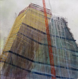Metastructuur IX, 2016 (olieverf op doek)