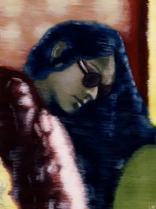 Nuha, c.2012 (acrylverf op papier)