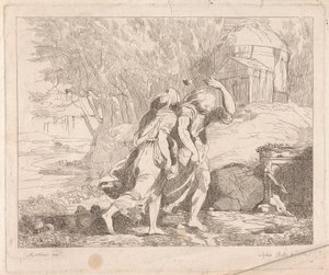 Deucalion en Pyrrha na de zondvloed