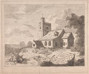 Little Missenden Kerk vanuit het zuidoosten door Lydia Bates