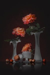 Elegant rozenstilleven door Lydia Jacobs