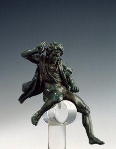 Griekse kunst: Alexander de Grote te paard. Bronzen beeld van Lysippos van Sicyone. 4e eeuw v.Chr. Rome, Museo Nazionale di Villa Giulia, Italië door Lysippos (attributed to)