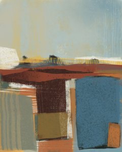 Abstract veldlandschap door MANSI SAXENA