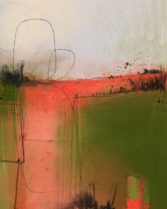 Rustig abstract landschap