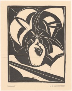 Bloemen in een kruik door M.A. van Dugteren