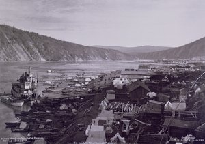 Dawson City in de Lente door M.H. Craig