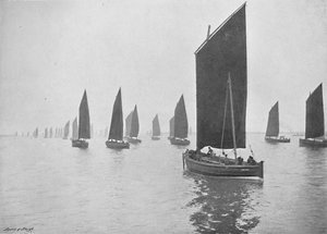 Haringboten voor de Tyne, ca. 1896