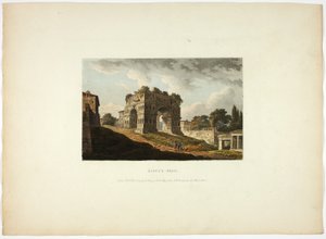 Boog van Janus, plaat twintig van de Ruïnes van Rome