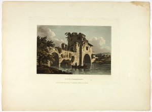 Ponte Nomentano, plaat zevenentwintig uit Ruïnes van Rome