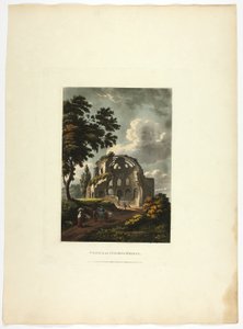 Tempel van Minerva Medica, plaat vijfentwintig van de Ruïnes van Rome door M. Dubourg