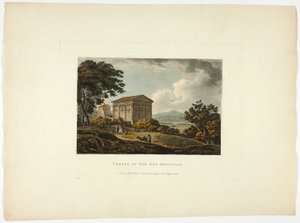 Tempel van de god Rediculus, plaat vijf van de ruïnes van Rome Tempel van de god Rediculus, plaat vijf van de ruïnes van Rome door M. Dubourg