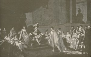 Huwelijk van Prins Jerome Bonaparte en Prinses Frederica Catherine van Württemberg, 1807, 1896 door M. Haider