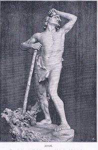 Adam, uit The Magazine of Art 1893, Cassell and Company door M. Lavergne