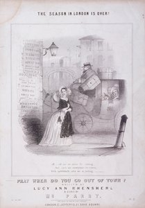London Bridge Wharf, Londen, ca. 1840 door M and N Hanhart