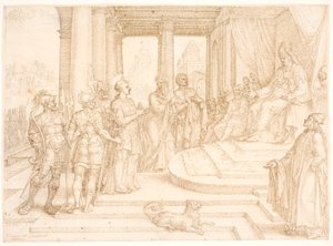 De Heilige Stefanus voor de Hogepriester