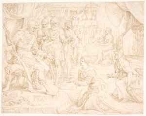 Judith voor Holofernes door Maarten van Heemskerck