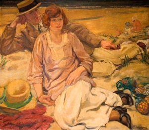 De vakantiegangers door Mabel F. Layng