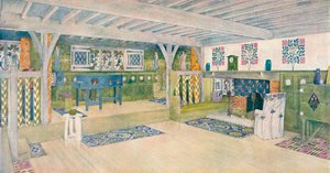 Muziekkamer in een huis in Crowborough, c1902