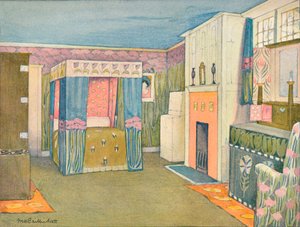 De Decoratie van een Kleine Slaapkamer, c1899