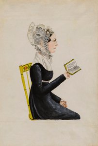 Portret van Elizabeth Sweitzer Musser door Maentel, Jacob