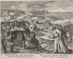 Sint Dorotheus van Gaza als kluizenaar