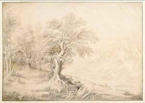 Rivierlandschap door Maerten de Cock