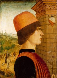Portret van een man, mogelijk Matteo di Sebastiano di Bernardino Gozzadini, 1494