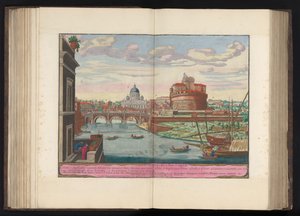 Engelenburcht, Sint-Pietersbasiliek en de rivier de Tiber