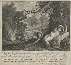 Cephalus en Procris door Magdalena van de Passe