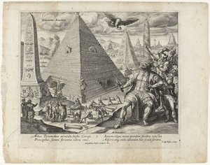 Piramide van Egypte (De zeven wereldwonderen) door Magdalena van de Passe