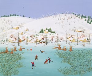 Op het Bevroren Meer, 1987 door Magdolna Ban