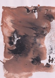 Vloeibaar, aards, abstract
