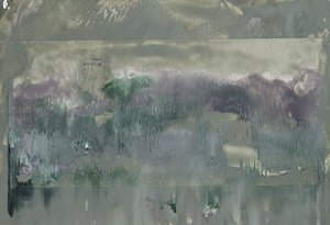 Mistig abstract landschap door Maira Ribena