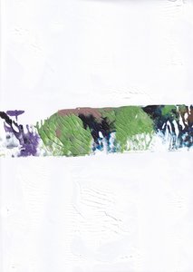 Rustig abstract landschap door Maira Ribena